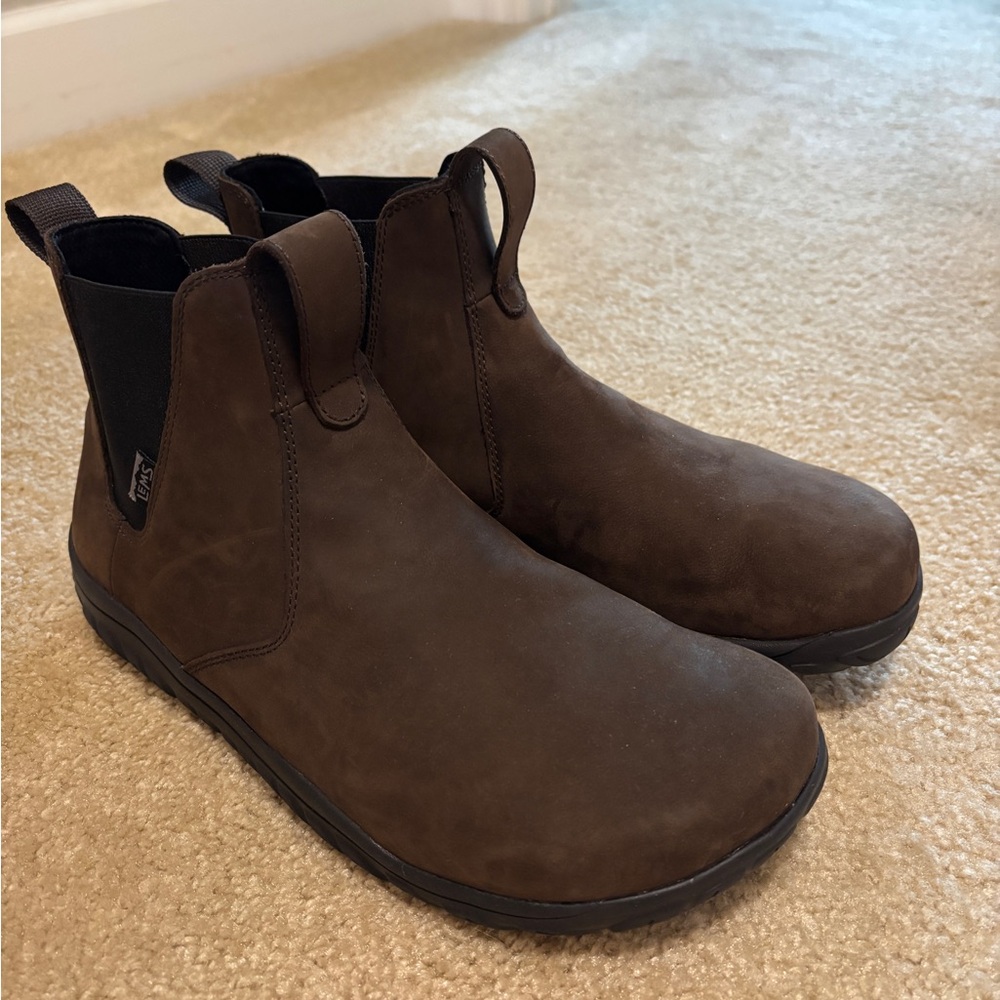 LEMS Men's Chelsea Barefoot Waterproof Boot in Expresso- Sz 13M/14.5W
